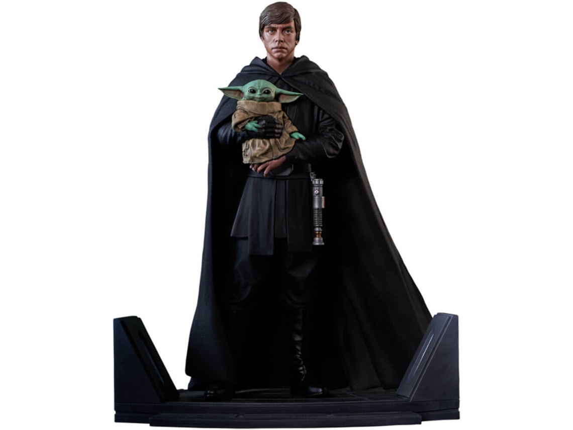 Figura Diamond Select Toys: The Mandalorian Luke & Grogu Estátua STAR WARS