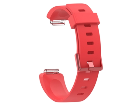 Correa de reloj inteligente para Fitbit Inspire / Inspire HR Silicona de superficie brillante, Talla: S (Rojo)