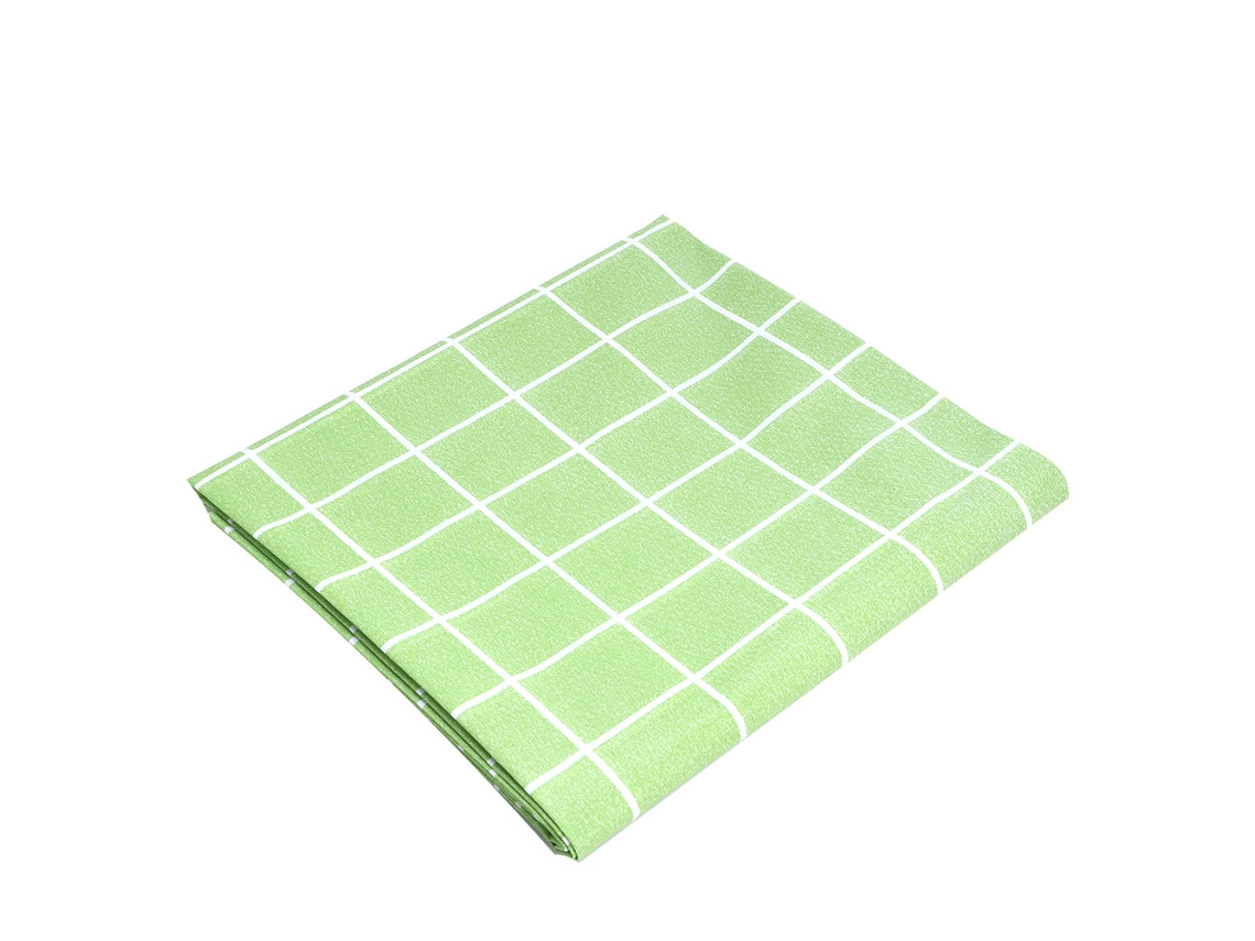Servilleta de mesa de PVC, resistente al agua y al aceite, 137 x 180 cm, sin marca, verde.