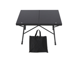 Mesa de camping plegable con ajuste de altura y resistente para exteriores