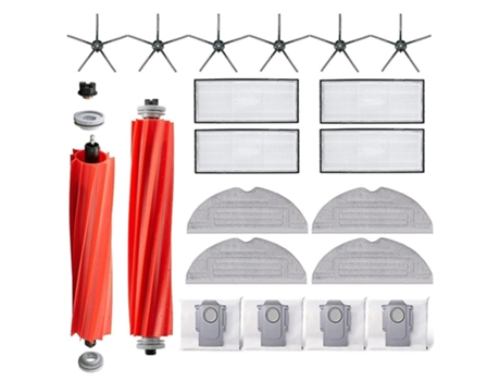 Acessórios de Aspirador Para s7 maxv/s7 maxv plus/s7 maxv ultra, cepillo de limpieza lateral principal, filtro hepa, mopa, bolsa para el polvo
