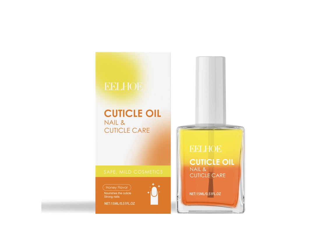 Aceite de cutículas de miel de doble capa para uñas