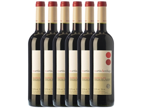 Vino MARTÍN BERDUGO Martín Berdugo Barrica Tempranillo Ribera Del Duero Joven (0.75 L - 6 unidades)