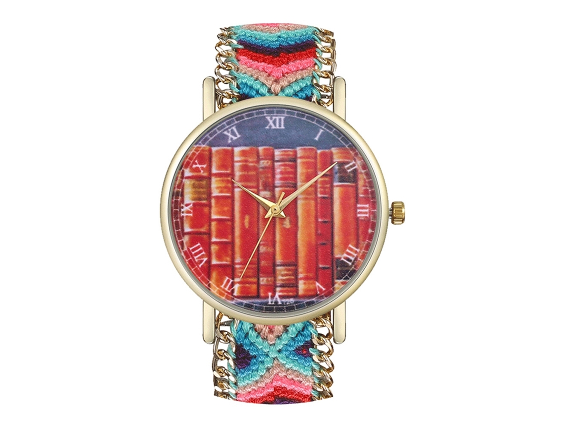 Reloj De Pulsera Unisex Informal De Moda Con Correa De Alambre Trenzado Y Movimiento De Cuarzo.
