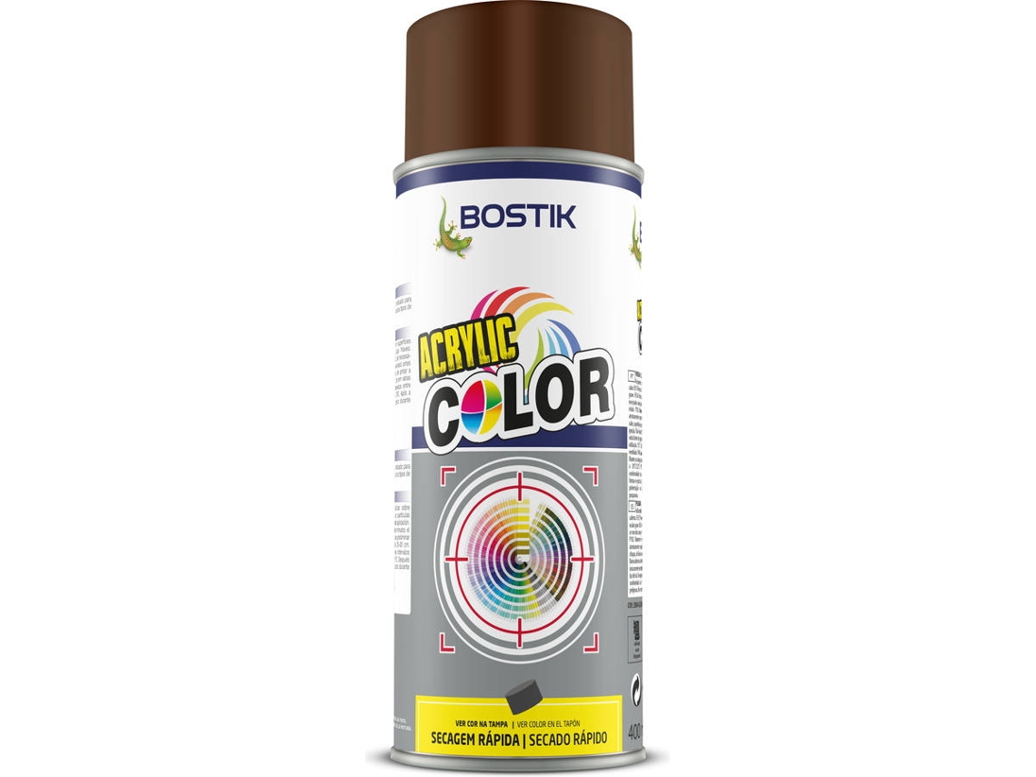 Color 8007 Marrón BOSTIK Acrylic Ral Brillante 400 ml