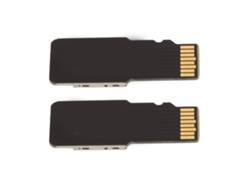 Mini estuche de almacenamiento para tarjetas de 2 piezas para impresoras 3D Ender 3, 5 y V2, color dorado