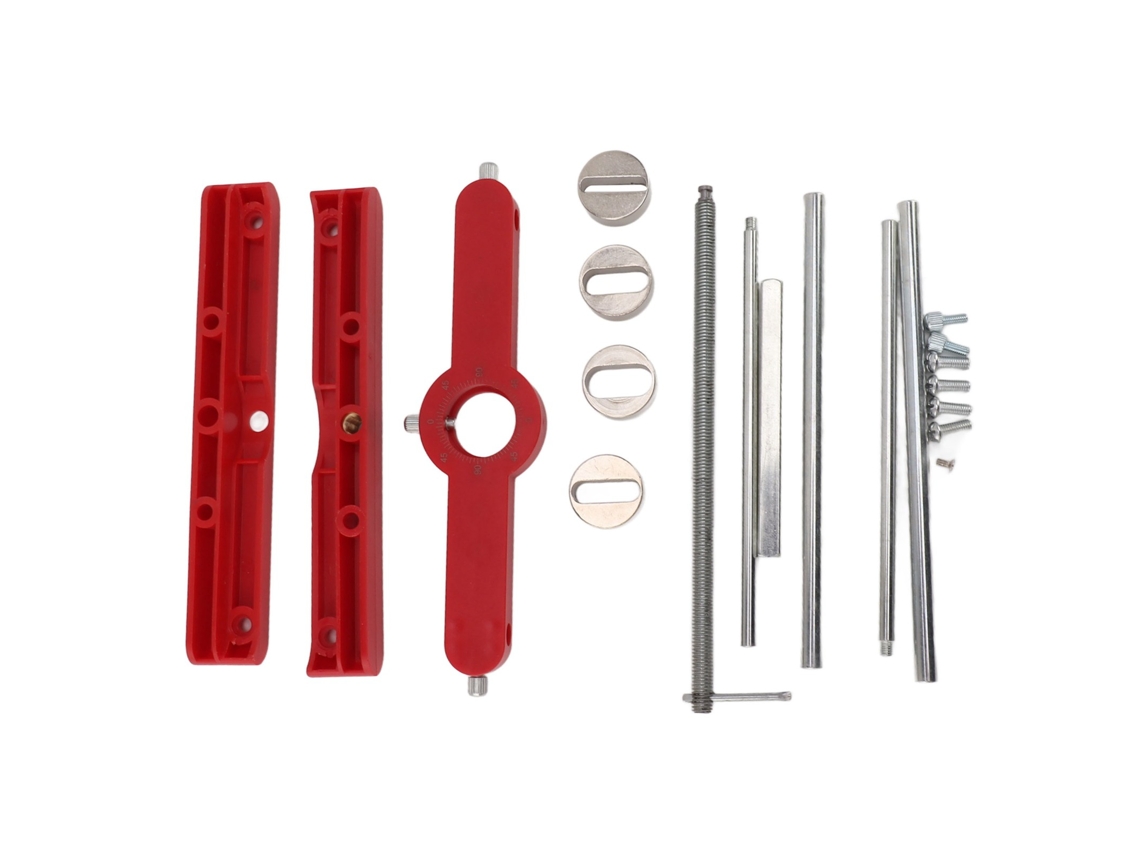 Herramienta De Localización De Brocas Para Carpintería De Precisión, Posicionador De Brocas Portátil Con Accesorios.