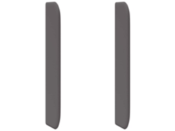 Maison Exclusive - Oreja De Cabecero Gris 80 X 16 X 4 Cm Pvc