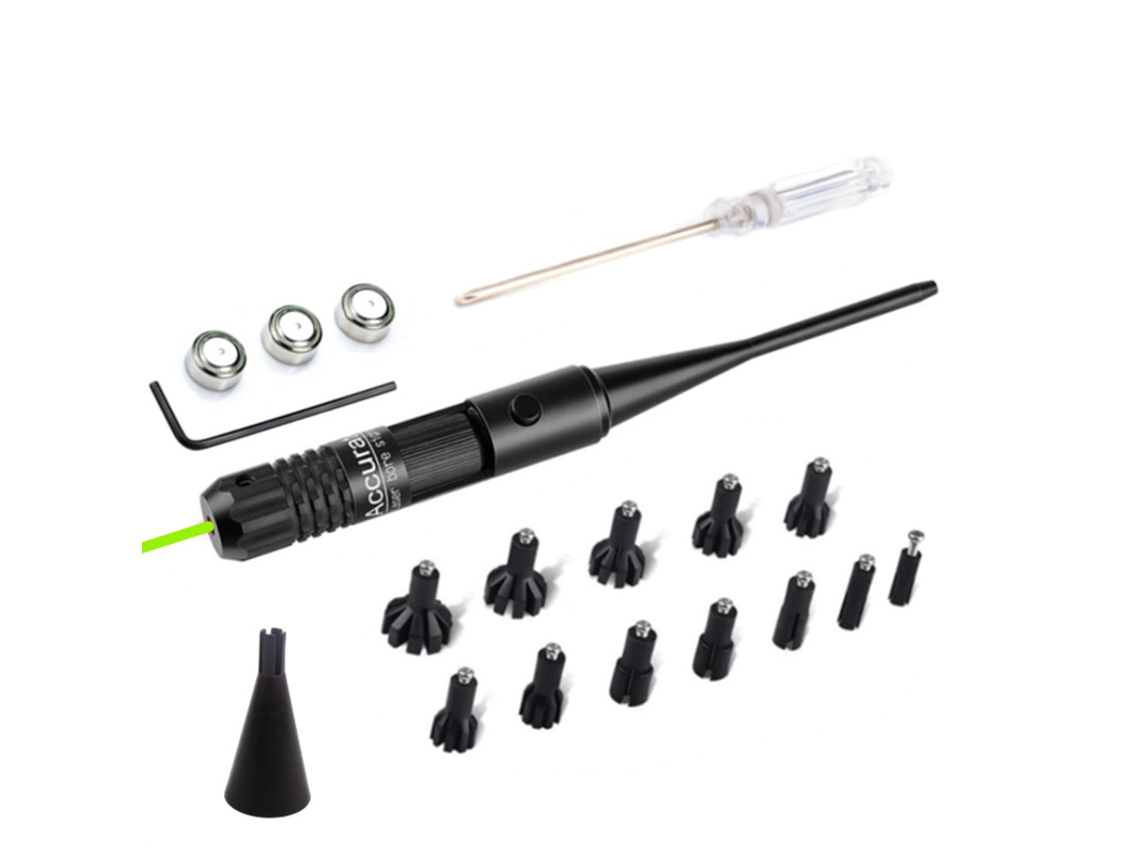 Calibrador Láser CHRUI Calibrador Láser No Giratorio Con 12 Adaptadores Ajustables Luz Verde