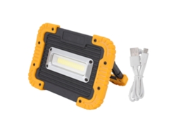 Linterna de trabajo portátil BJ COB con carga USB, luz de emergencia impermeable para reparaciones al aire libre con batería