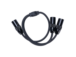 Cable Divisor Xlr De Doble Macho Xlr A Macho Para Transmisión De Señal De Micrófono Balanceada 1 A 2