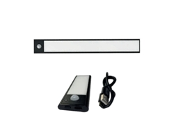 Faixa De Luz Led Recarregável Ultrafina De 40cm Com Sensor De Movimento