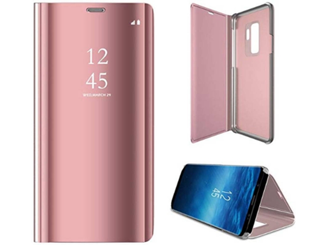 Funda Samsung Galaxy A5 2018 WJS Flip Dorado