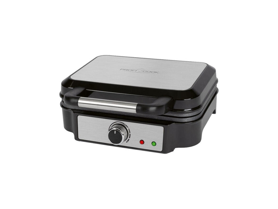 Máquina de Waffle Profiook Waffelautomat Pc-Wa 1240 Waffeleisen 501240