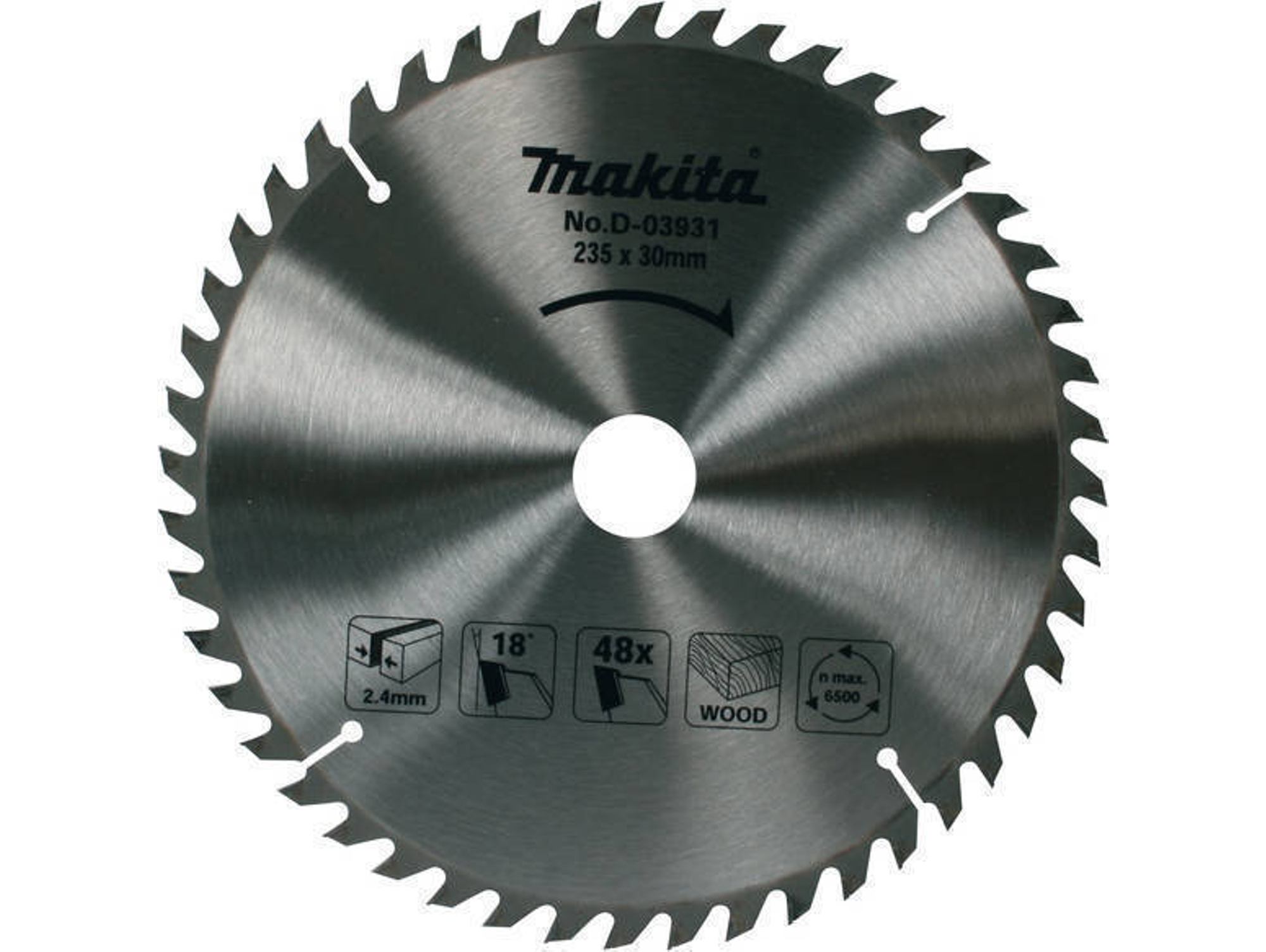 Disco de Sierra Circular MAKITA D-03931 (Ø 23.5 cm)