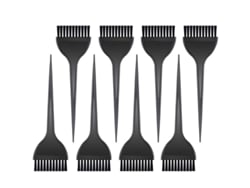 12 Pinceles Para Teñir El Cabello, Para Uso Profesional En Salones De Belleza Y Para Hacerlo Tú Mismo En Casa, Color Negro.