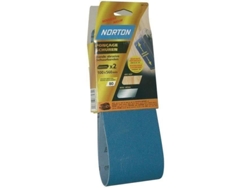 Cinta Abrasiva Tecnología Azul Conjunto De 2 Grano 80 100x610 Mm Norton