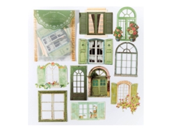 Pegatinas decorativas DIY para álbumes de recortes, diarios y agendas, fáciles de quitar.