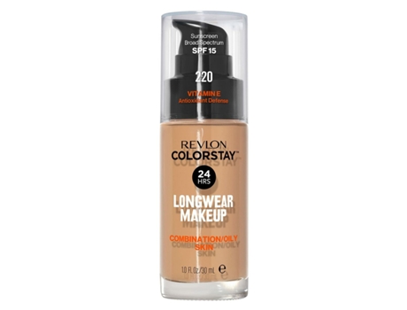 Base de Maquillaje Fluida REVLON Colorstay Nº 220 Natural Beige Spf 15 30 ml