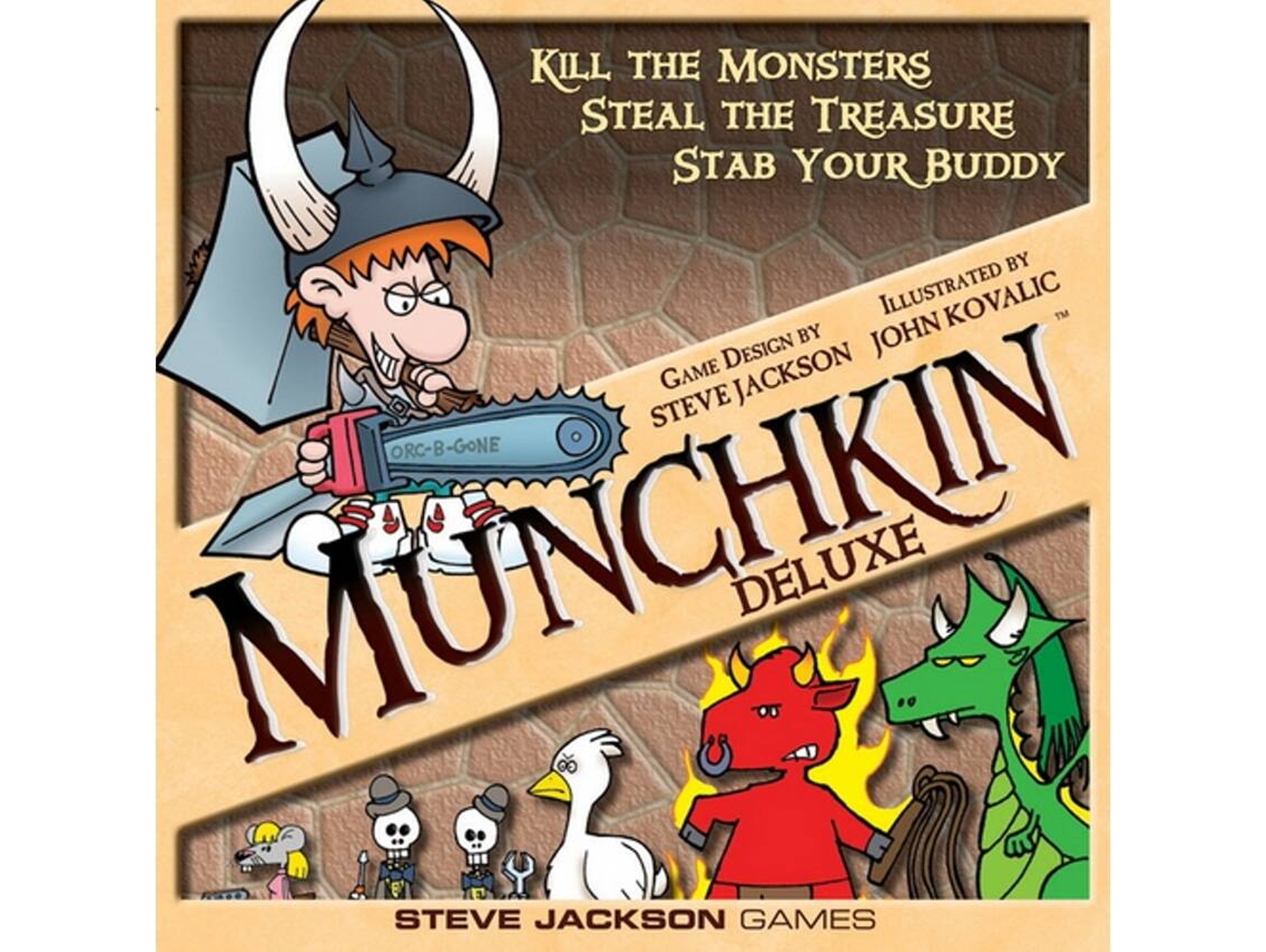 Juego de Mesa Munchkin Deluxe (Edad Mínima: 10 - Nivel Dificultad: Bajo)