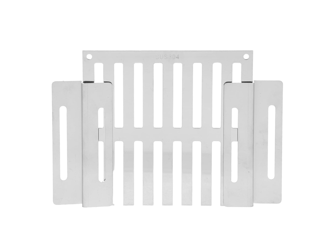 Desagüe Cuadrado De Acero Inoxidable Para Pared Lateral Con Tapa Deslizante.