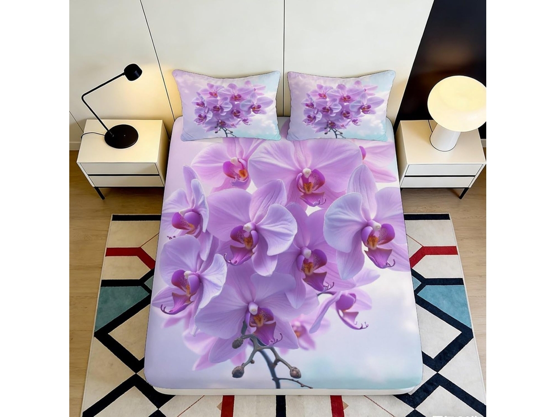 Microfibra Estampado Funda Microfibra Diseño Almohada Juego Color 200x25cm