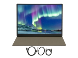 Monitor Portátil Ips Fhd De 10.5 Pulgadas 1920x1280 Para Juegos De Pc Con Funda De Cuero Pu