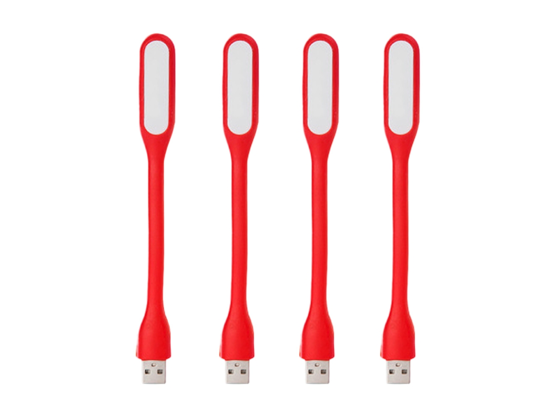 Mini lámpara LED USB flexible para portátil, teclado, batería externa y luz nocturna portátil.