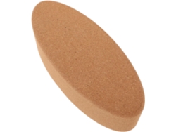 Bloques ovalados de yoga en corcho natural suave, bloque de entrenamiento, fitness