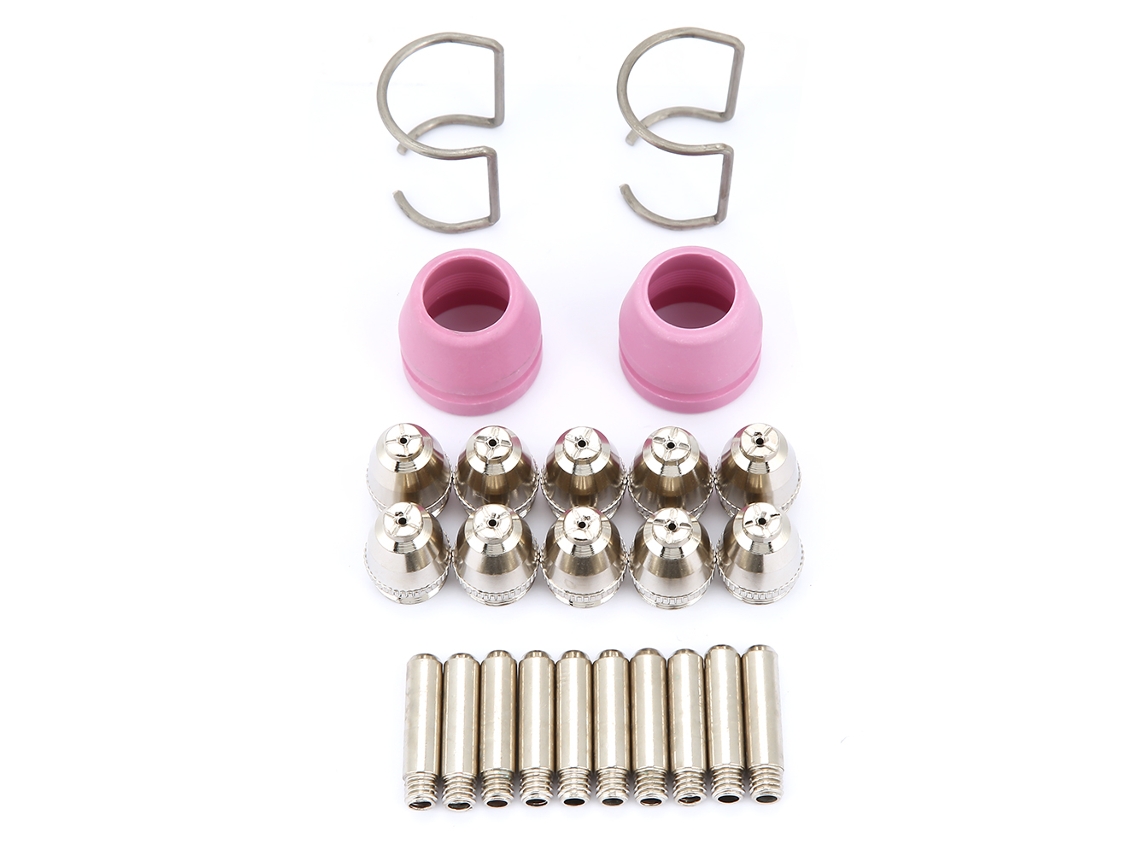 Kit De Consumibles Para Cortadora De Plasma Ag60 Sg55: 24 Piezas Electrodos Boquillas Copas