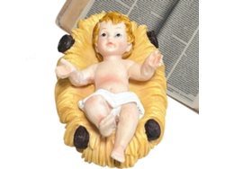 Figuras Navideñas Nacimiento Figura Jesús Adornos Resina Escritorio Adorno Coleccionable Santo Decoración