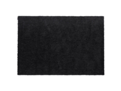 Alfombra BELIANI Demre de Poliéster Negro 140x200