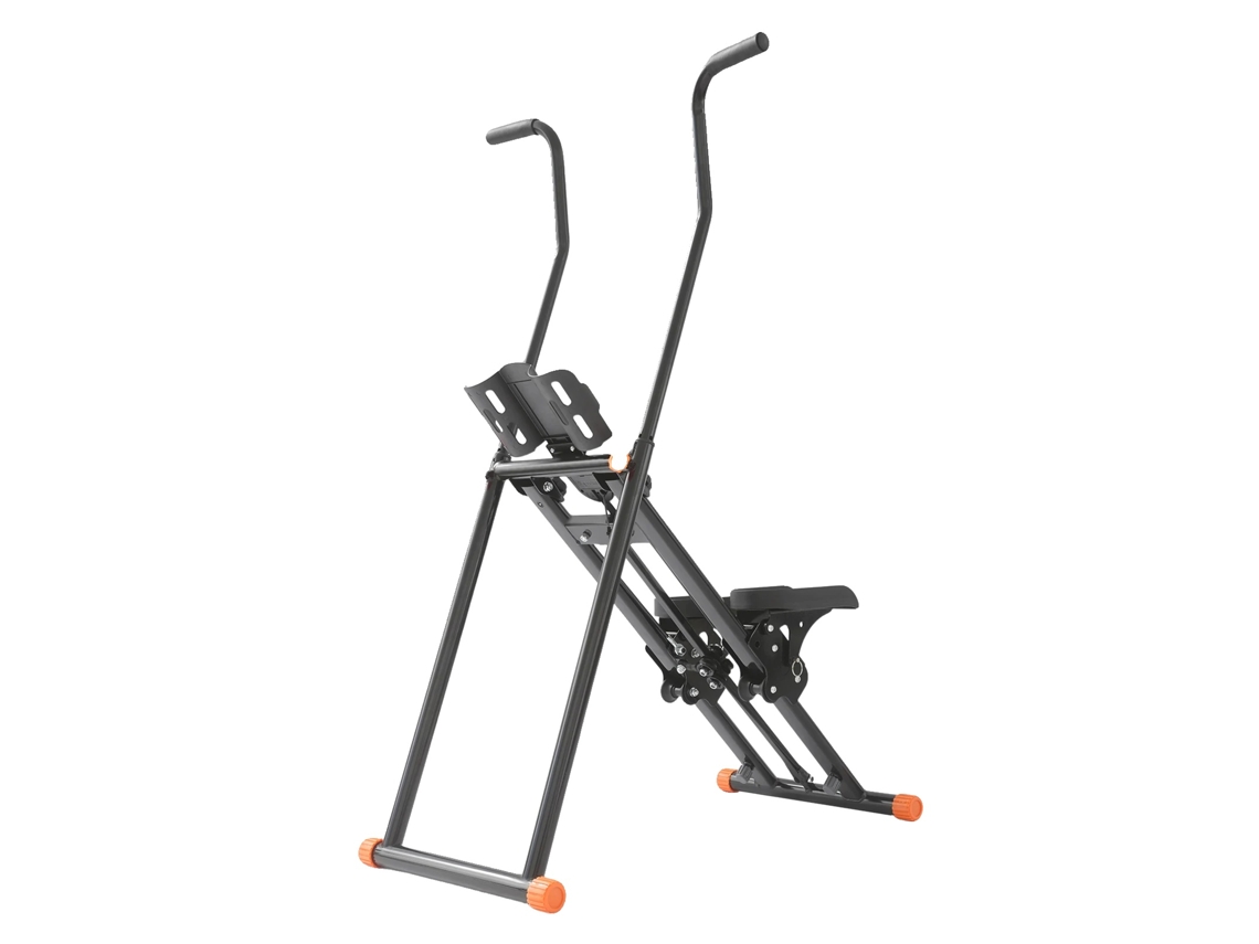 Stepper para escaleras, diseño vertical, ángulos de pedal ajustables, negro OEM
