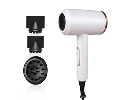 Secador de Pelo SLOWMOOSE Iónico UK Blanco