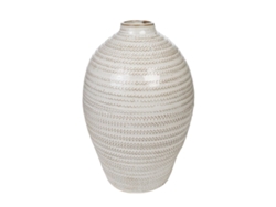 Florero ROMIMEX Beige Terracota 24 x 35 x 24 cm
