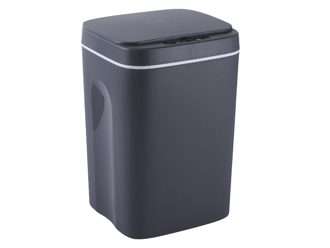 Cubo de basura inteligente Baok con sensor de movimiento infrarrojo automático sin contacto, 16 litros, resistente al agua con tapa para baño y cocina.