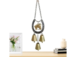 Campana De Jardín – Campana Ornamental Decorativa De Metal Para Exteriores De 24,6 Cm, Giratoria, Con Suave Sonido