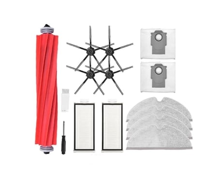 Para saco de pó roborock peças do filtro hepa escova lateral principal pano esfregão