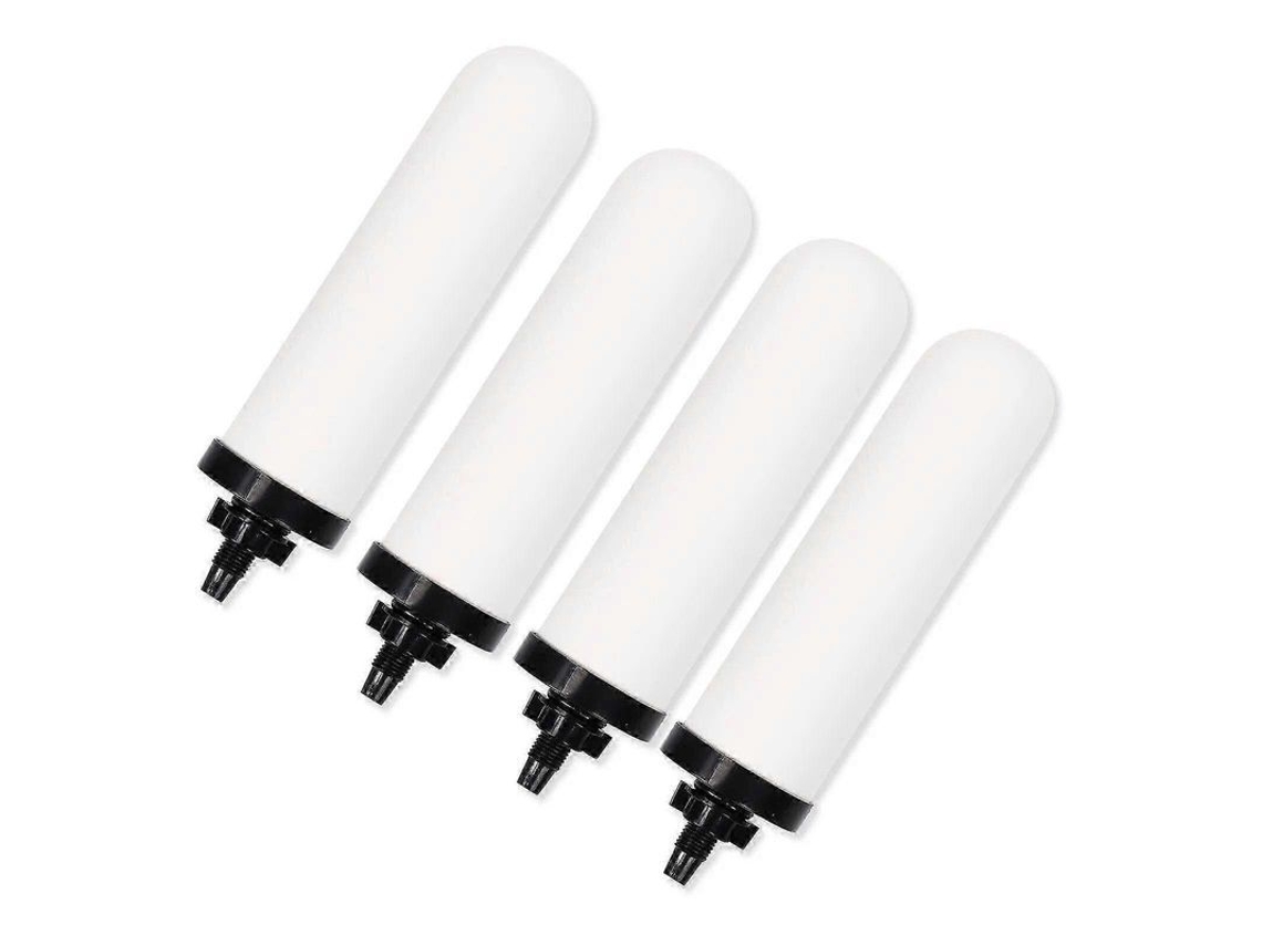 Vela Filtro Cerámica Reemplazo 7" Carbón Activado Para Sistema Gravedad Bancada Y Cubo Agua