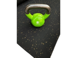 Tapete de Ejercicio Moteado Amarillo - Fitness especial para Ginásios | SPORT PREMIUM | Base Negra 8mm de altura 1'25m (Ancho) x 2m (Largo)