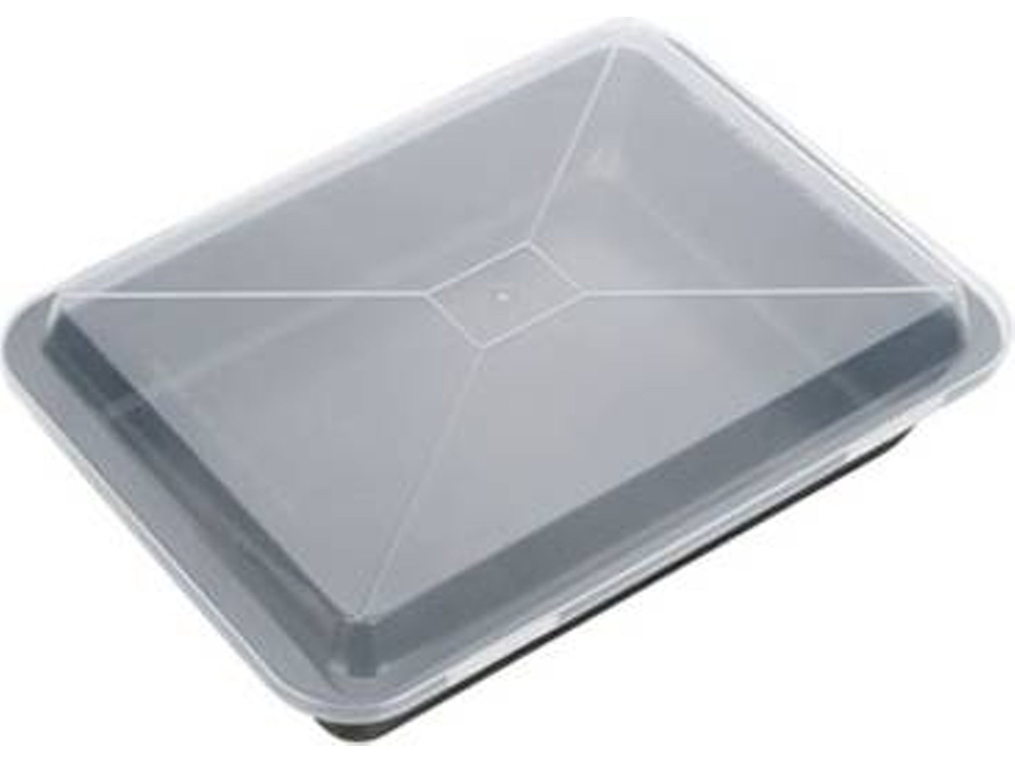 Tablero profundo rectangular c/ tapa de plástico TESCOMA Delícia (36x25cm)
