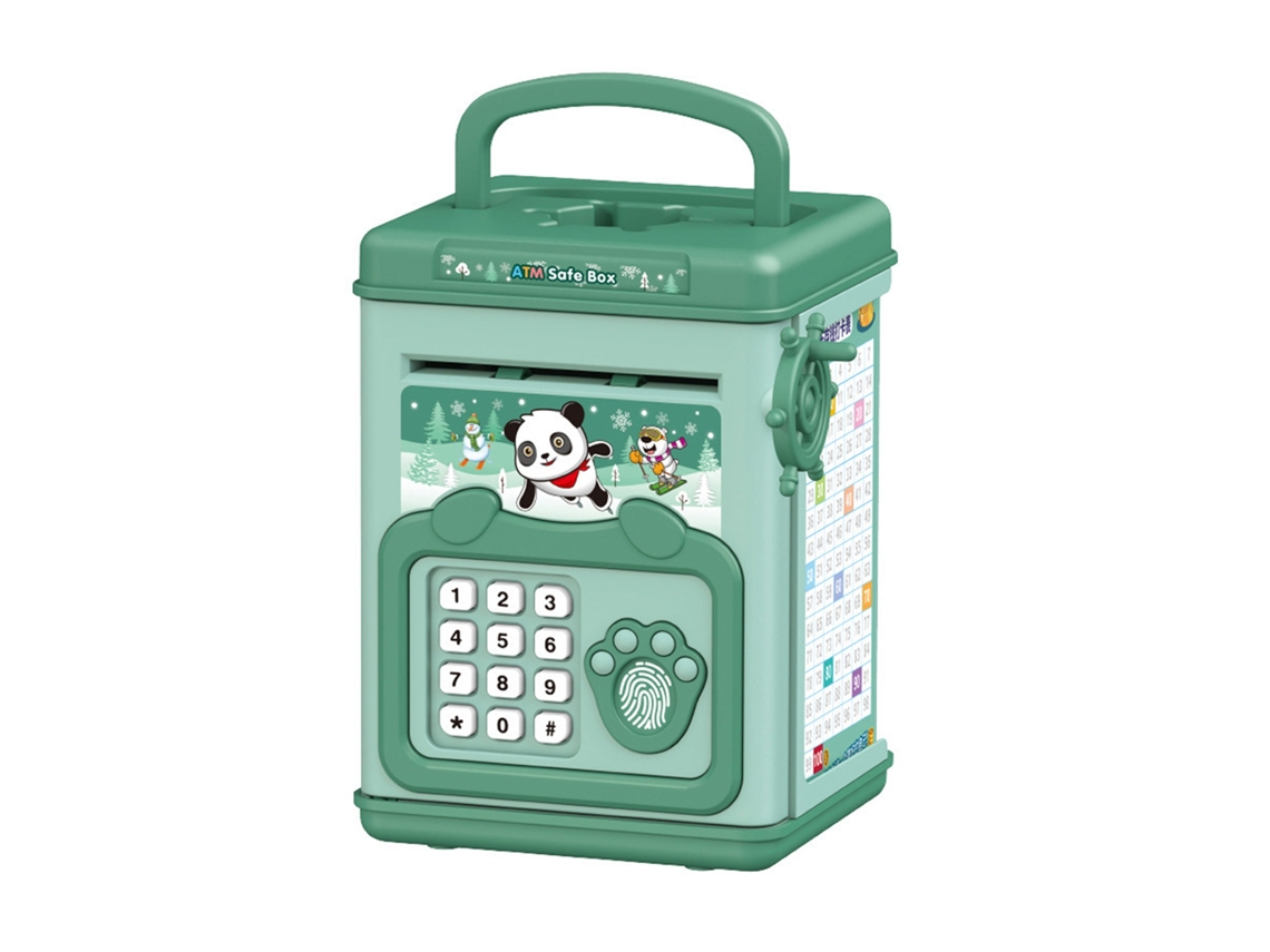 Caja fuerte electrónica para niños - Tarjeta con código/contraseña - Reto de 100 días