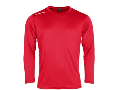 Camiseta Unisex para Deporte STANNO Larga Field Rojo (M)