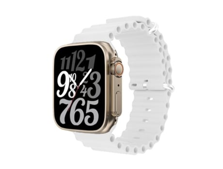 Smartwatch CLINKS 8 Ultra Lite Prata y Blanco