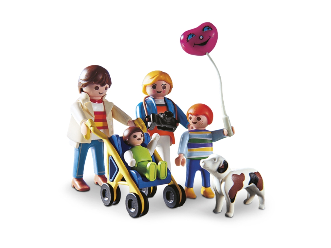 3809 Paseo Familiar Con Autocar Playmobil