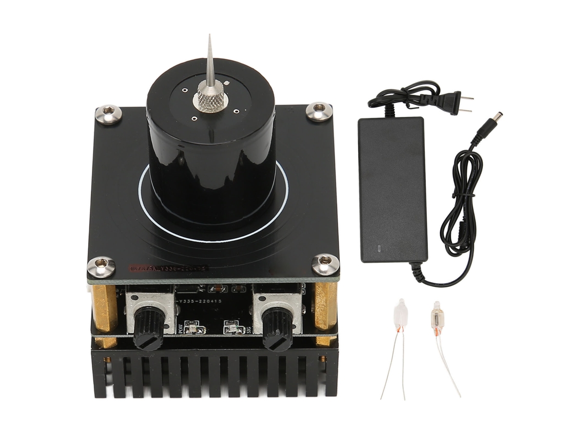 Bobina De Tesla, Juguete De Escritorio, Altavoz De Plasma, Generador De Arco, Transmisión Inalámbrica, Enchufe Estadounidense De 100-240 V