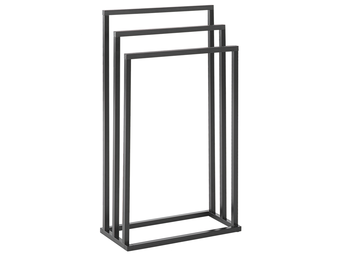 Toallero BELIANI Charras de Acero Negro 45x21x84