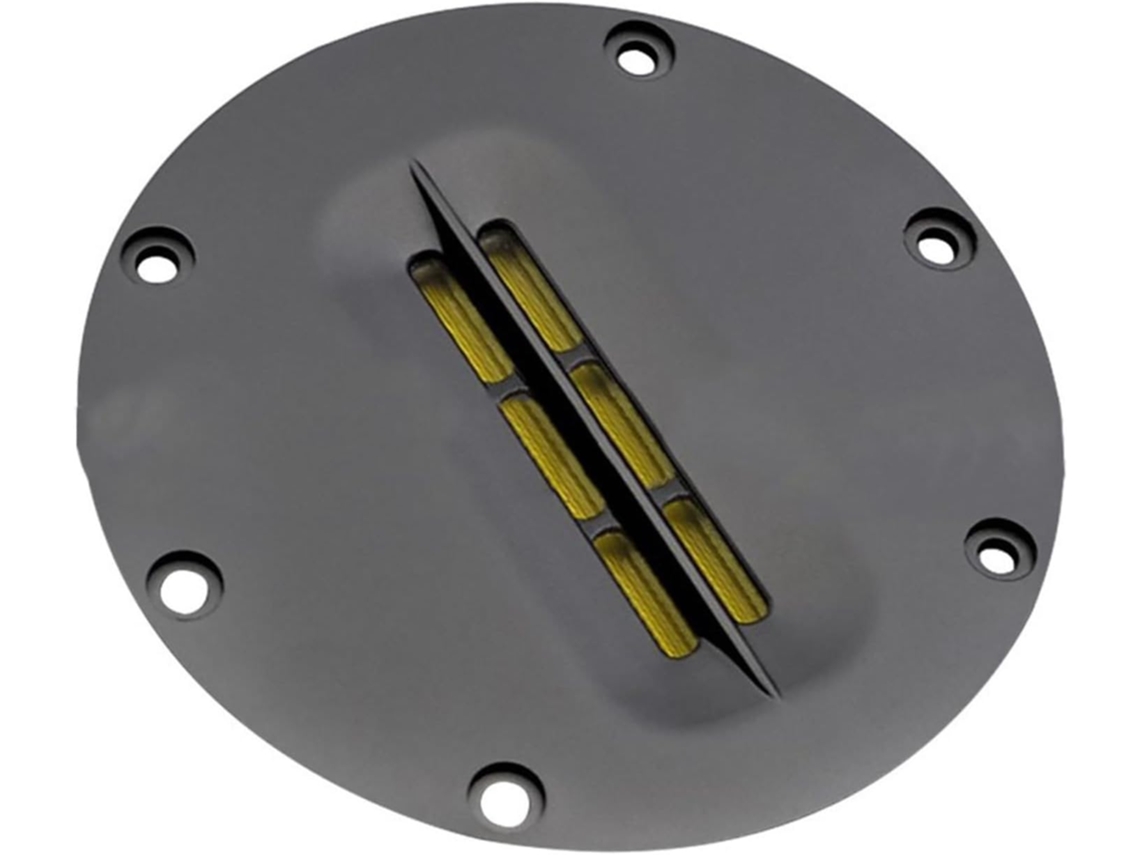 Juego De 2 Tweeters De Cinta De Aluminio, 10,2 Cm, 8 Ohmios, 30 W, Frecuencia Para Cine En Casa, Color Negro.