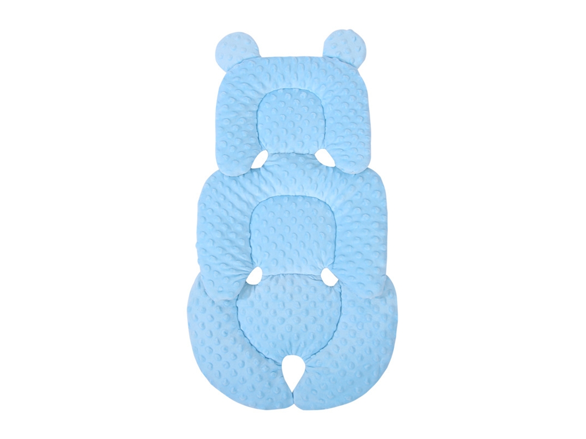 Cojín para cochecito de bebé Digitallab, cómodo soporte para el cuello, reversible (azul)