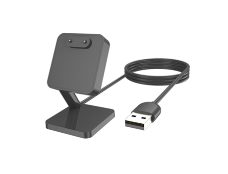Mini cargador Cuna Adaptador de corriente Cable de carga Base de soporte de reloj Compatible para Huawei Kids Watch 4 Pro negro